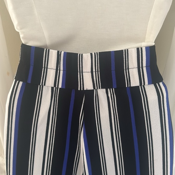 EST 1946 size S multi-color vertical stripes wide leg pants  with elastic waist - Picture 11 of 11